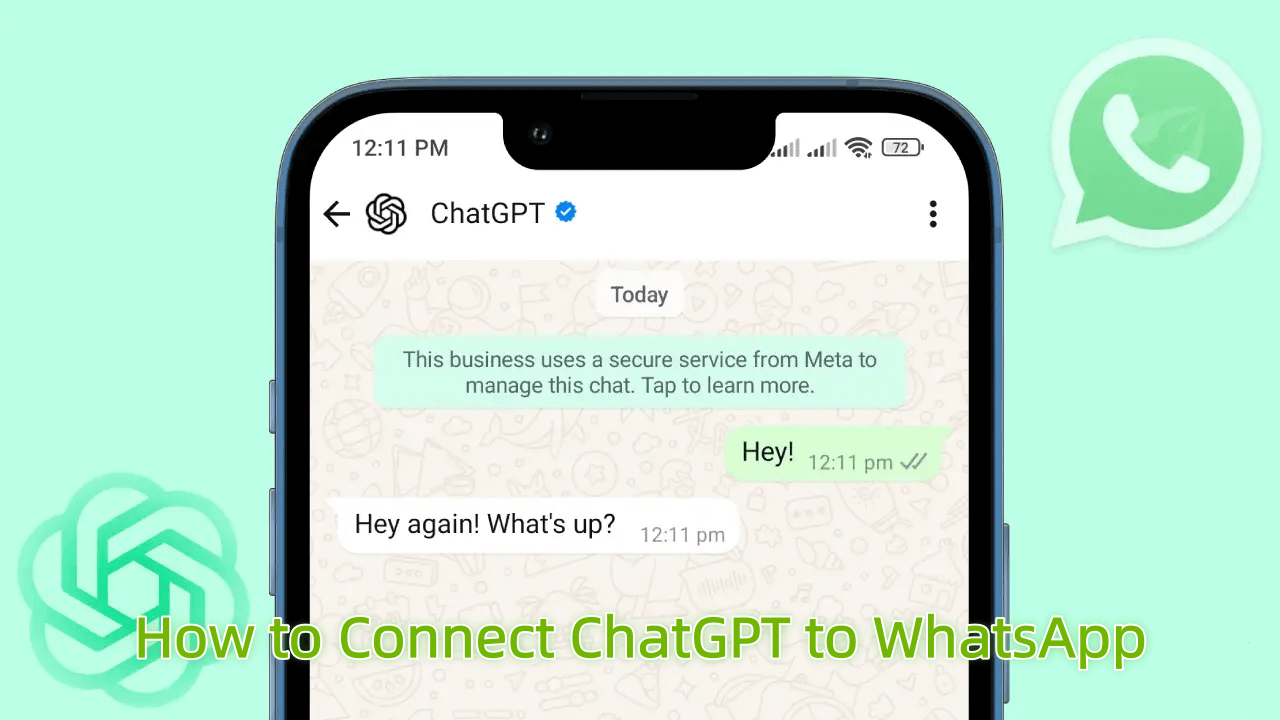 how to connect ChatGPT to WhatsApp