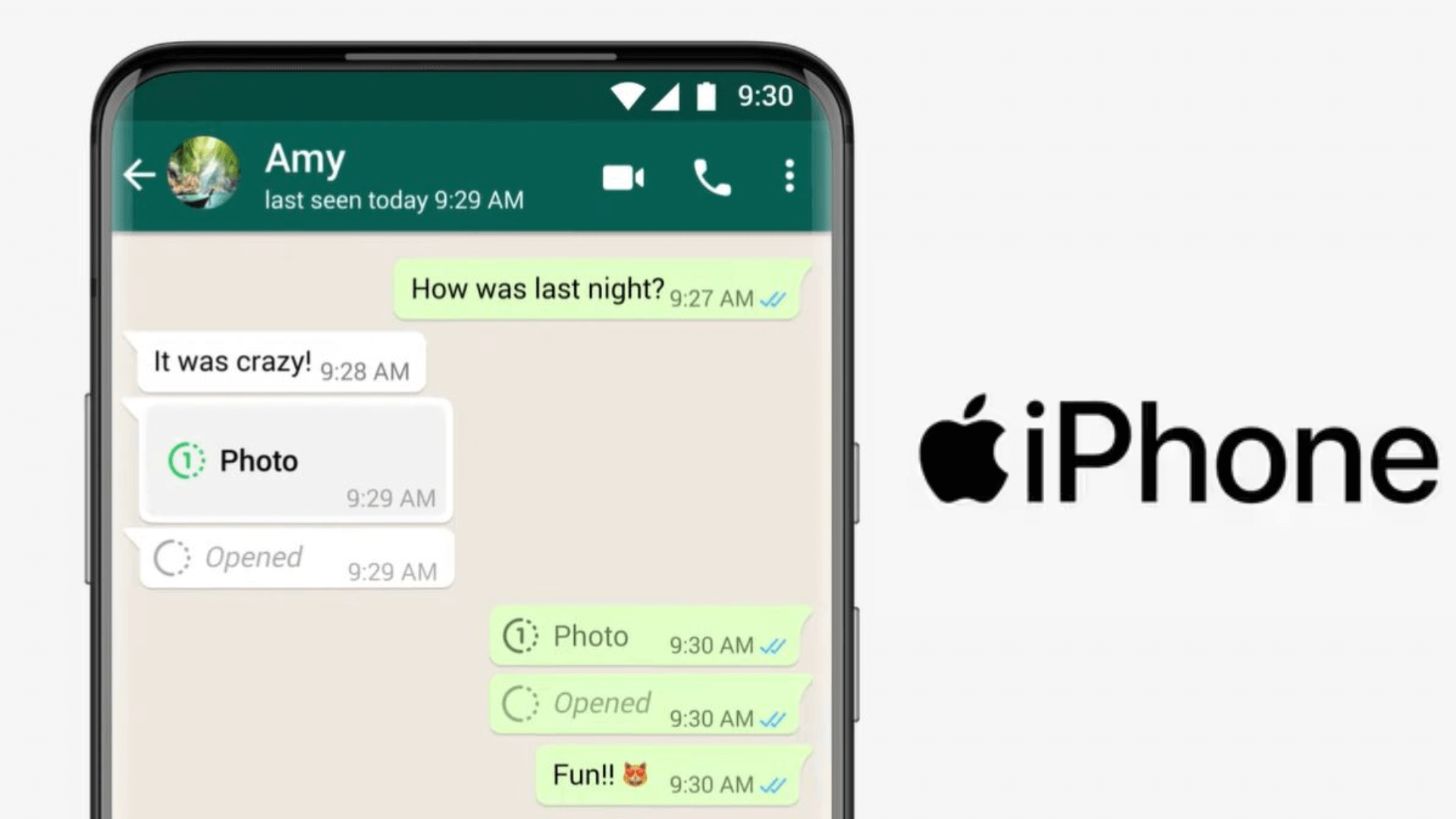 how to recover whatsapp view once photo iphone
