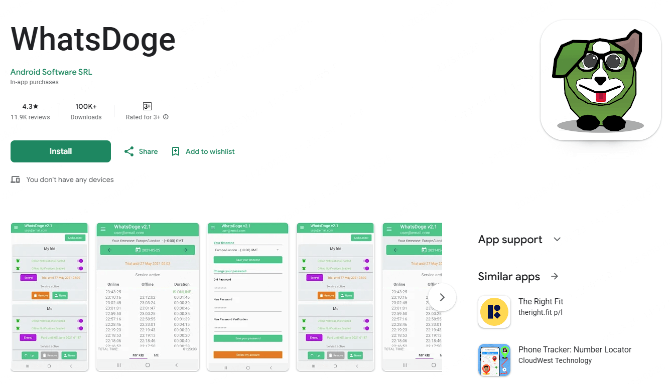 overview of WhatsDog
