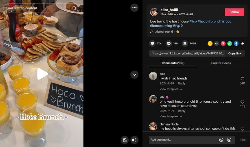 hoco
food on tiktok