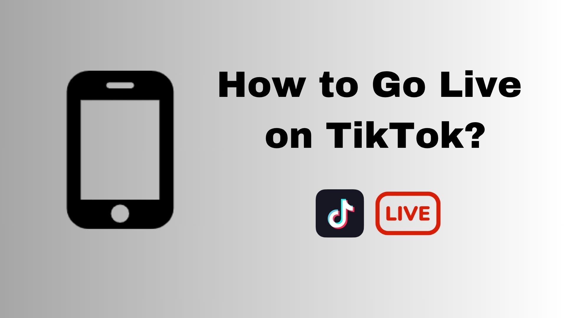 how to go live on TikTok