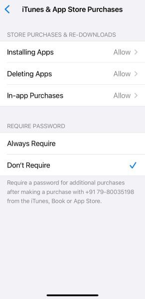 allow in-app purchases
