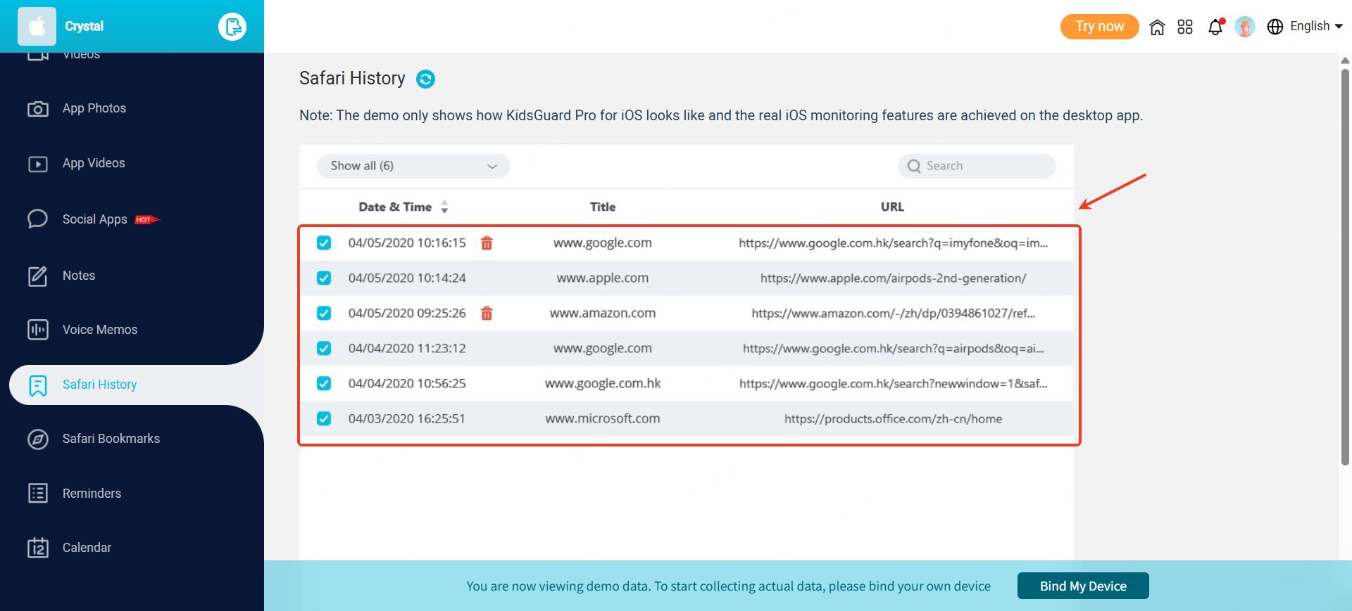 kidsguard pro safari history tracking.png