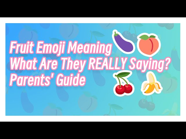 Hidden Emoji Meanings Parents Should Know About