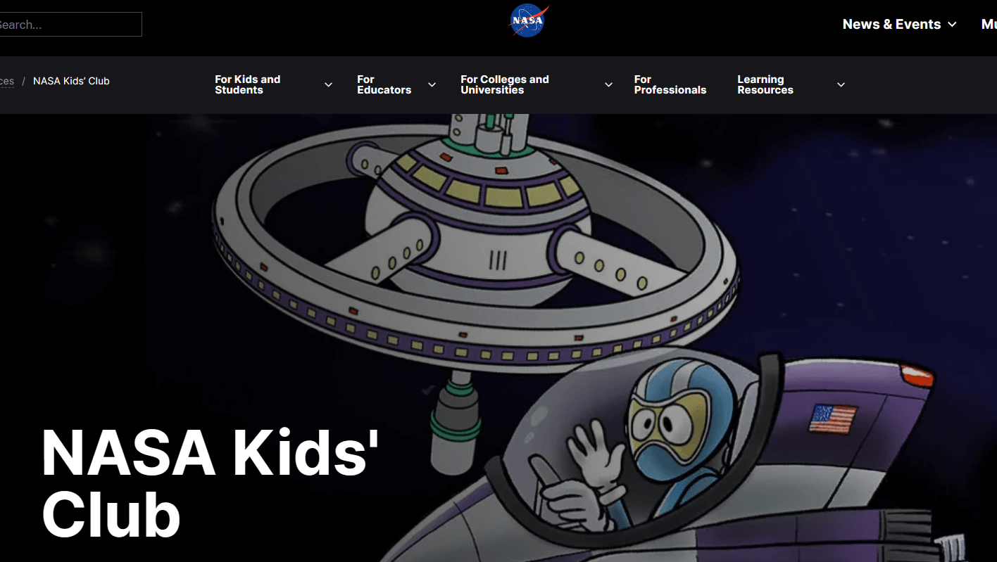 nasa kids club