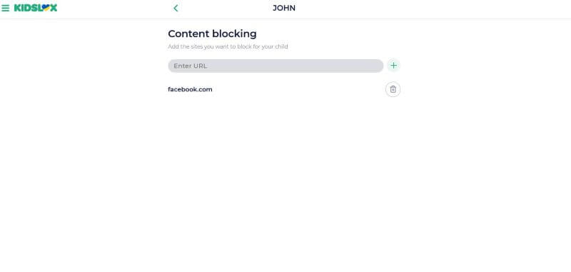 blocking individual websites