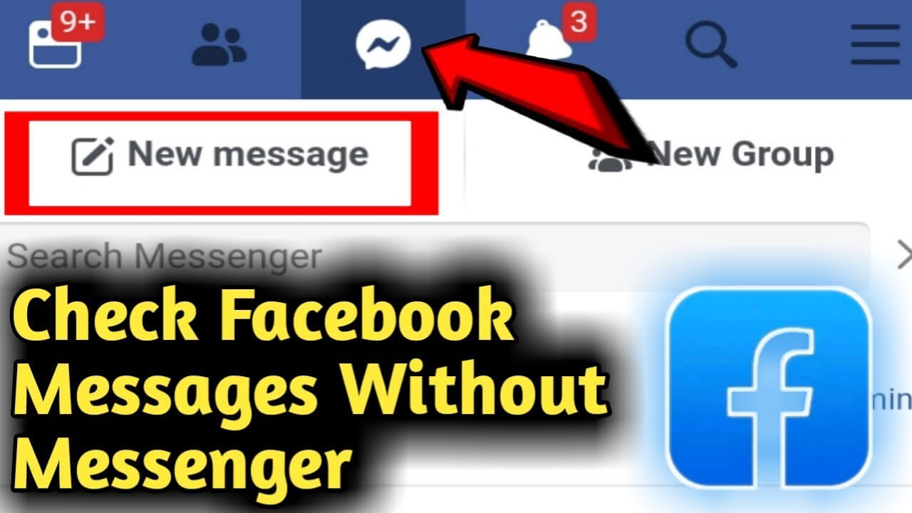 how to check Facebook messages without Messenger