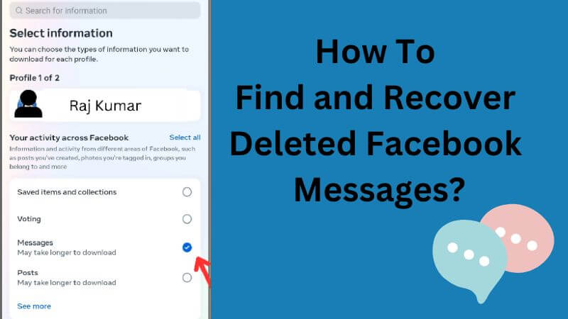 how can i get back deleted messages on facebook