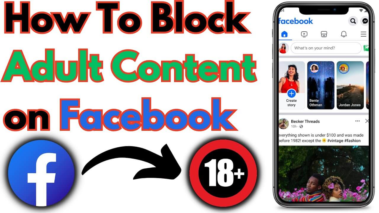 how to block adult content on Facebook