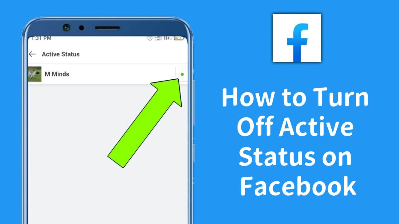 how to turn off active status on Facebook desktop