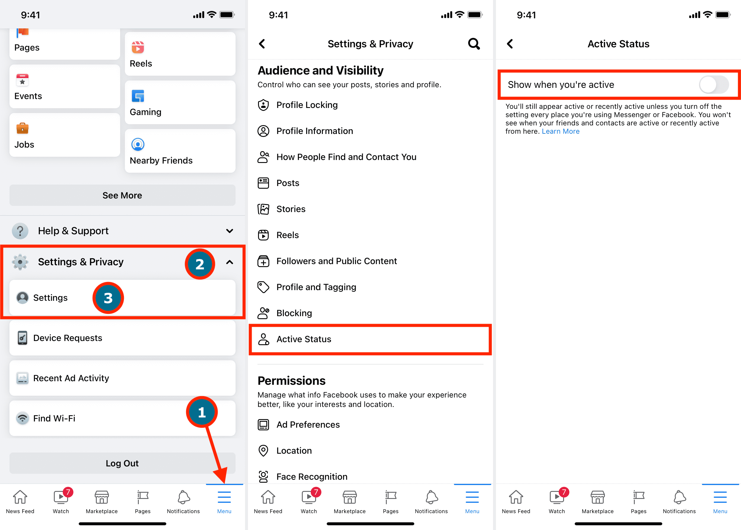 How to Turn Off Your Active Status on the Facebook App