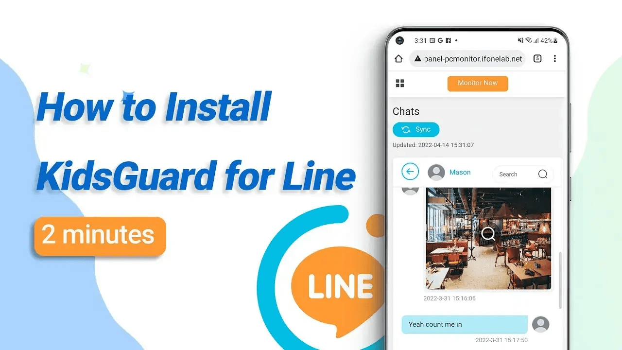LINE Monitoring Software - KidsGuard for LINE