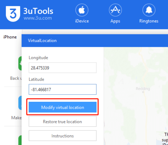 3utools virtual location