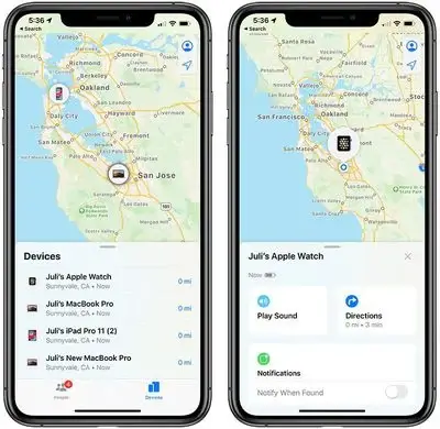 find my device tracking feature