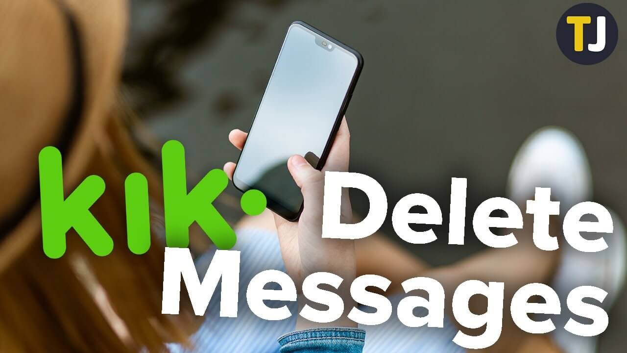 how to delete a message on kik