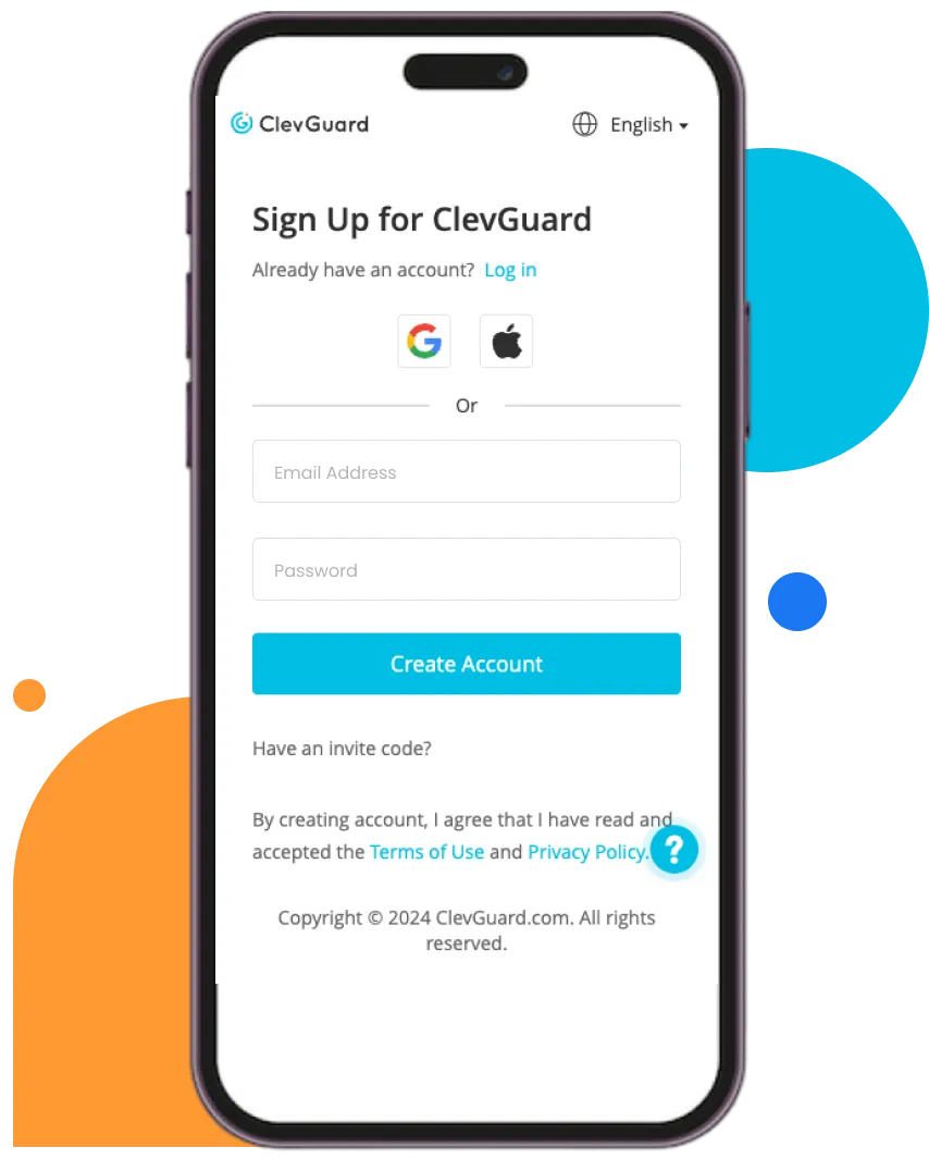 Login in KidsGuard