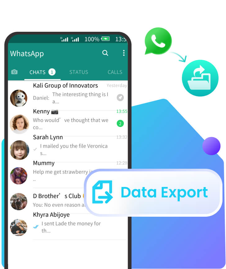 WhatsApp Data Export