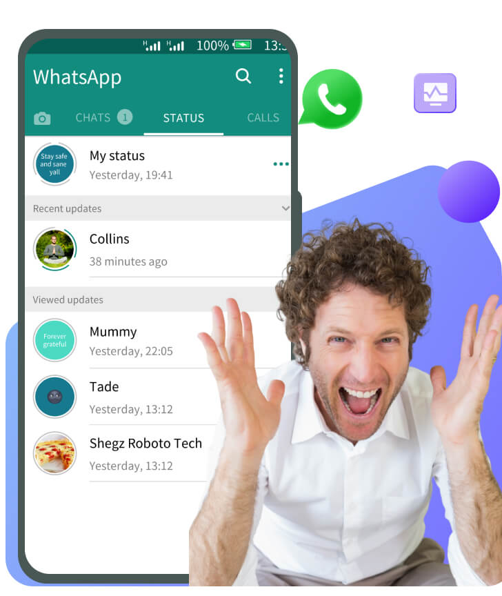  WhatsApp Status Tracker