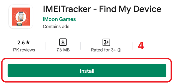 IMEI tracker find my device app