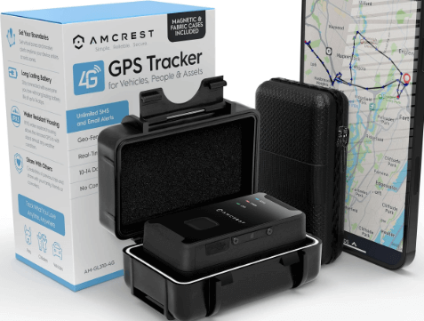 Tracki 2024 4G Model Mini Real time GPS Tracker.