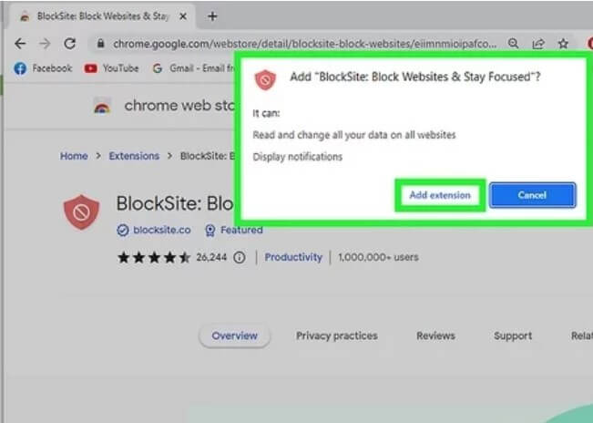 Block Adults Websites in Chrome via Website Blocking Extensions