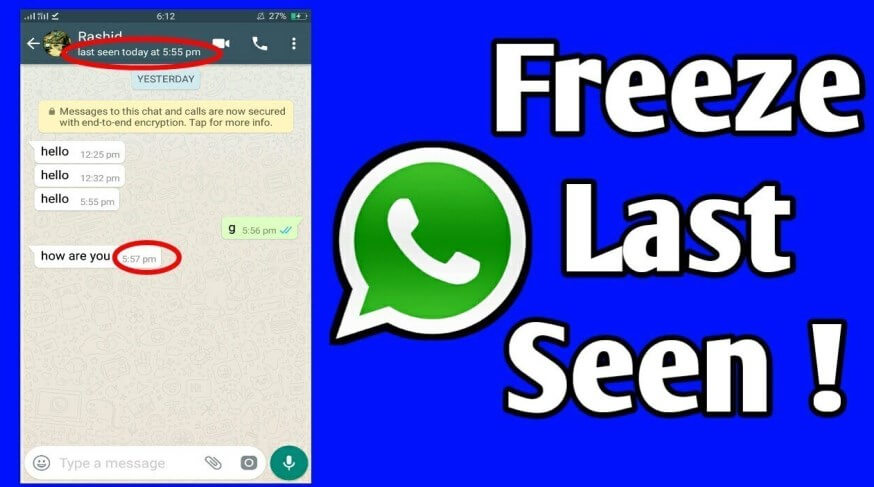 how to freeze last seen on WhatsApp