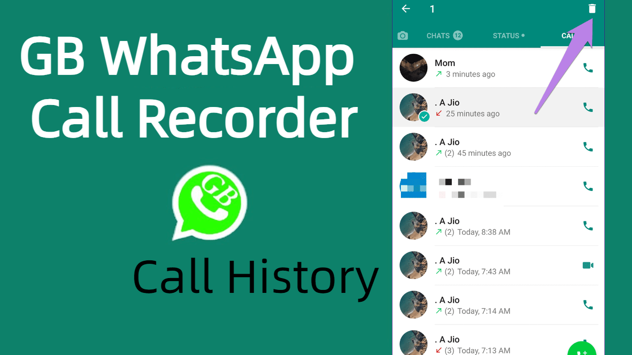 Top 6 GB WhatsApp Call Recorder App Free [  2025  Full Guide]