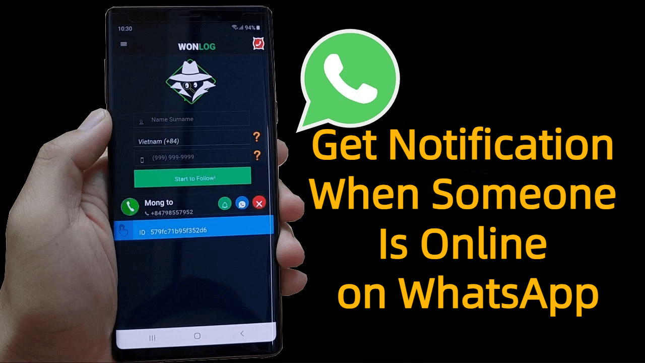 how to get notification when someone is online on WhatsApp