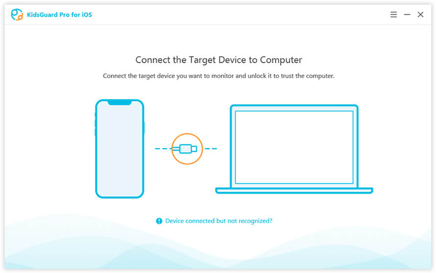 connect target phone to computer