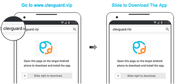 the first step of opening a snap without the person knowing: download kidsguard pro app