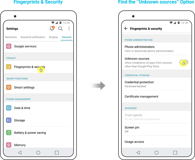 turn off scan device for security threats