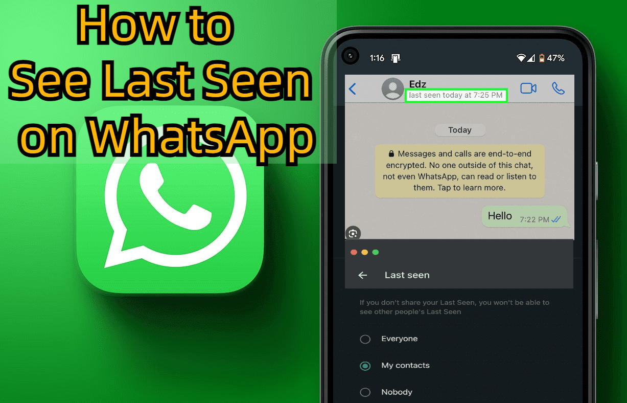 how to see last seen on WhatsApp