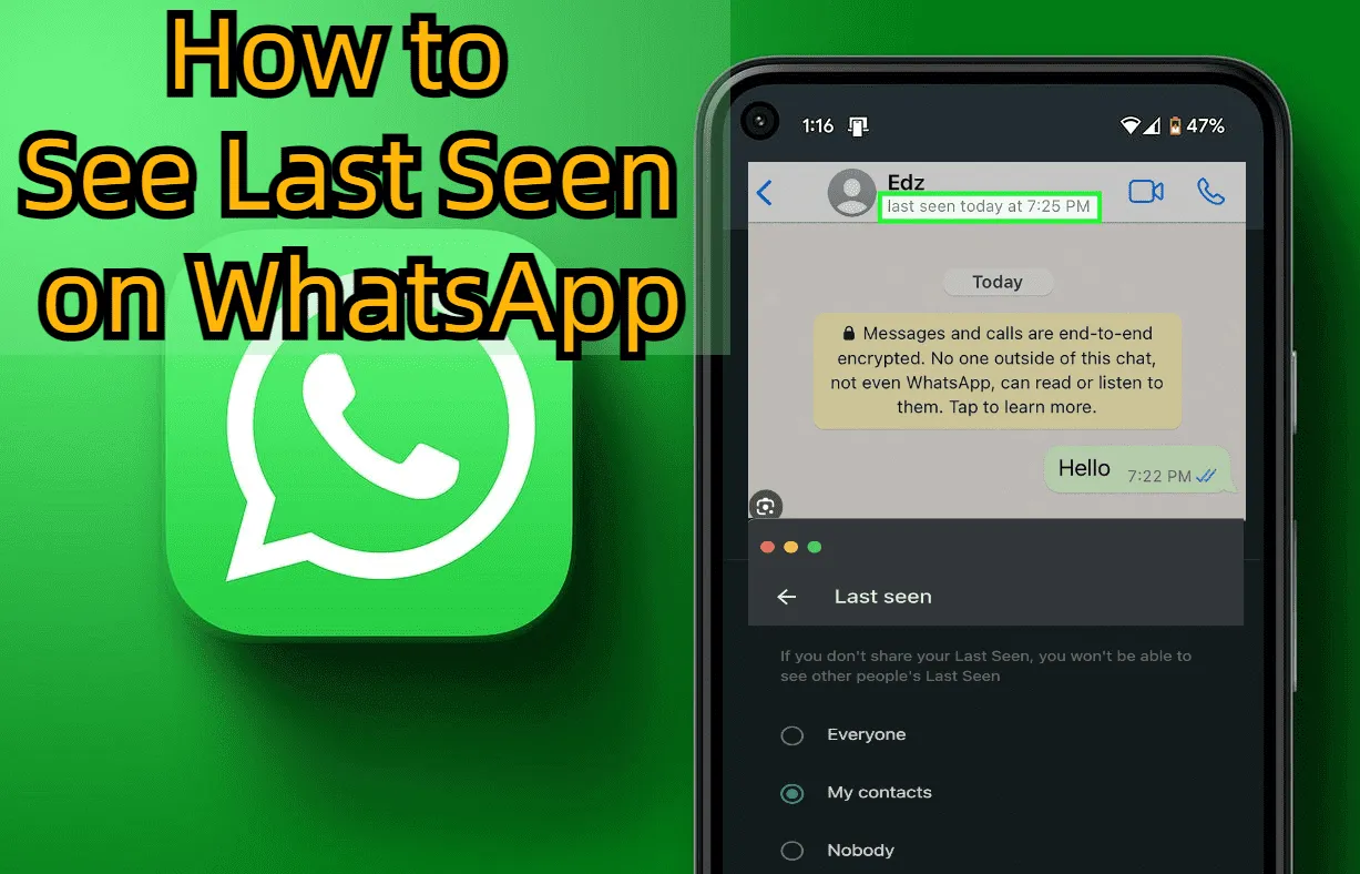 [2024 Full Guide]  How to See Last Seen on WhatsApp for Android & iPhone