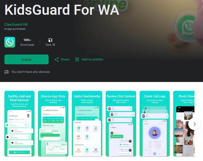 KidsGuard for WA App