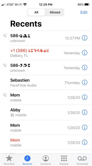 how to restore icloud data to see call history on iphone