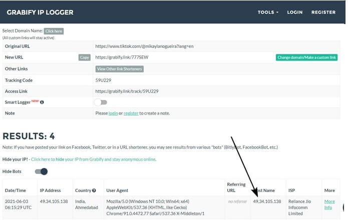 How to find someone's IP address on a specific Discord Voice