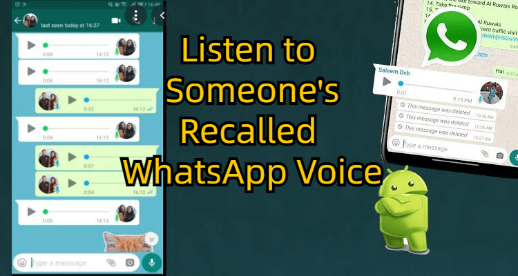 how to recall WhatsApp voice messages