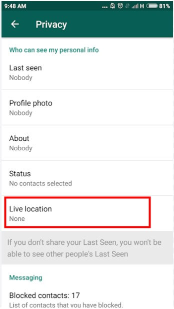 how to check someone’s location on WhatsApp without them knowing