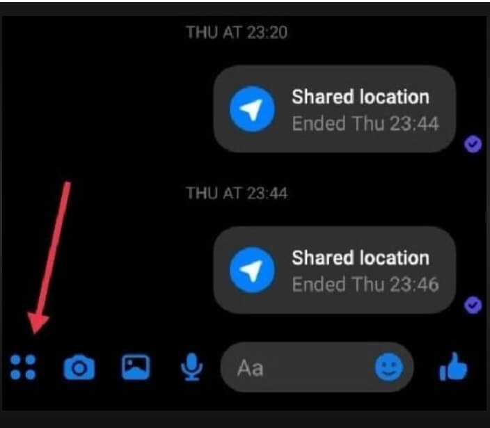 
location sharing messages
            