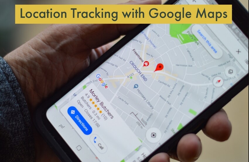location tracking with google maps