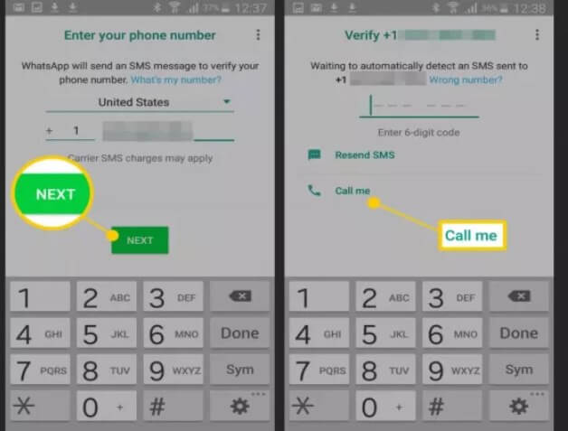 use WhatsApp without your phone number