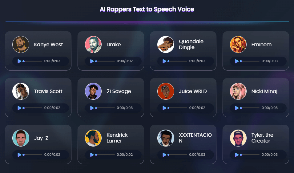 VoxBox AI Rapper Voice Generator