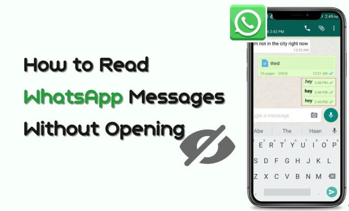 how to read WhatsApp messages without opening