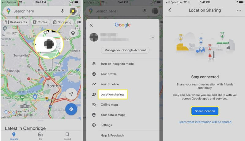 Track Scammer on WhatsApp Using Google Map