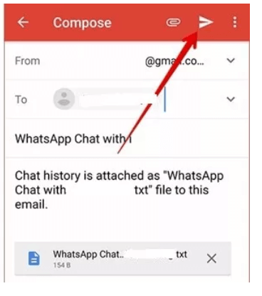 sync WhatsApp chats to email