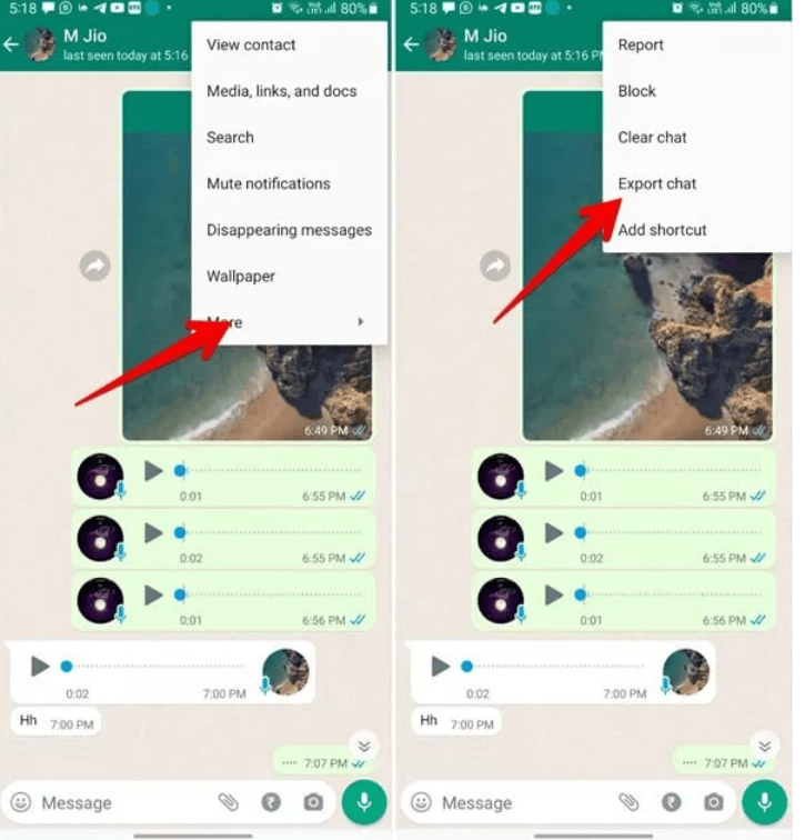 sync WhatsApp to email