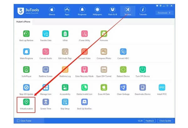 virtual location in 3utools