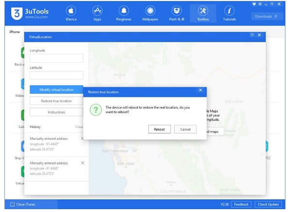 3utools virtual location