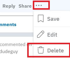 Delete Reddit Comments and Posts History