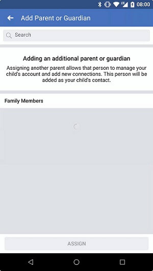 add adults to kid messenger on mobile